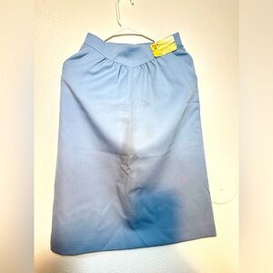 NWT circle s western wear gray baby blue women size 8 vintage western skirts